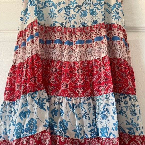 Johnny Was Archi Boho Floral Tiered Tunic Tank - Picture 5 of 6